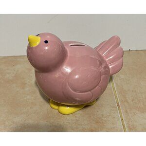 Gorham Merry-Go-Round Little Girl with a Curl Bird Bank – Pink, New w/ Sticker